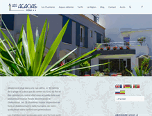 Tablet Screenshot of hotel-les-acacias.fr
